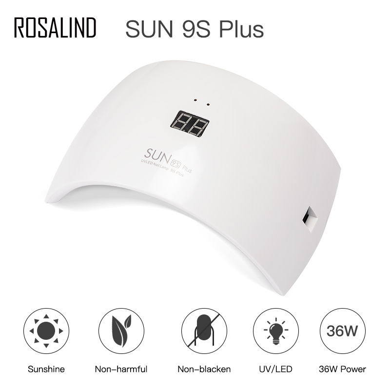 ROSALIND профессиональные инструменты для дизайна ногтей оптом 36 Вт USB УФ/Светодиодная лампа Сушилка для ногтей лампа для гель-лака УФ лампа для ногтей