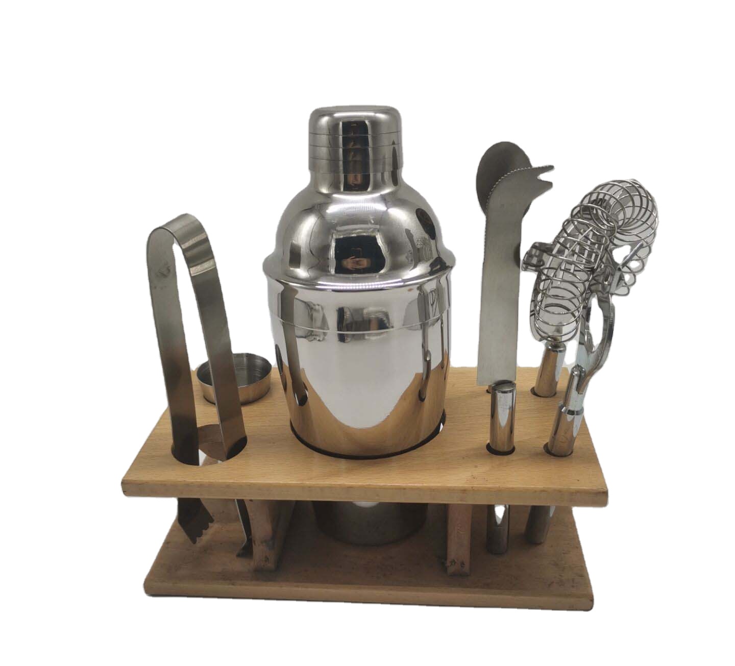 Various good quality bar tools stainless steel shaker bottle cocktail shaker set