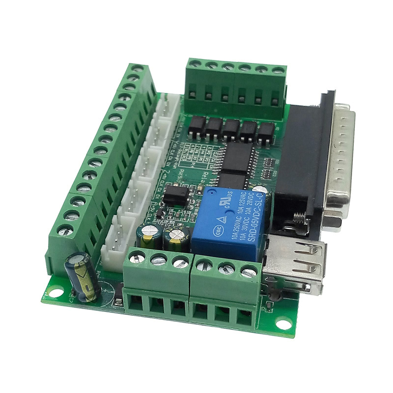 Плата драйвера MACH3 PCBA гравировальный станок 5 осей CNC breakout доска с оптическим муфтой для шагового двигателя контроллер привода