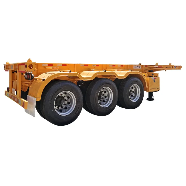 Best Price Axles Trailer 40Ft Container Skeleton Semi Trailer Lift Container Chassis