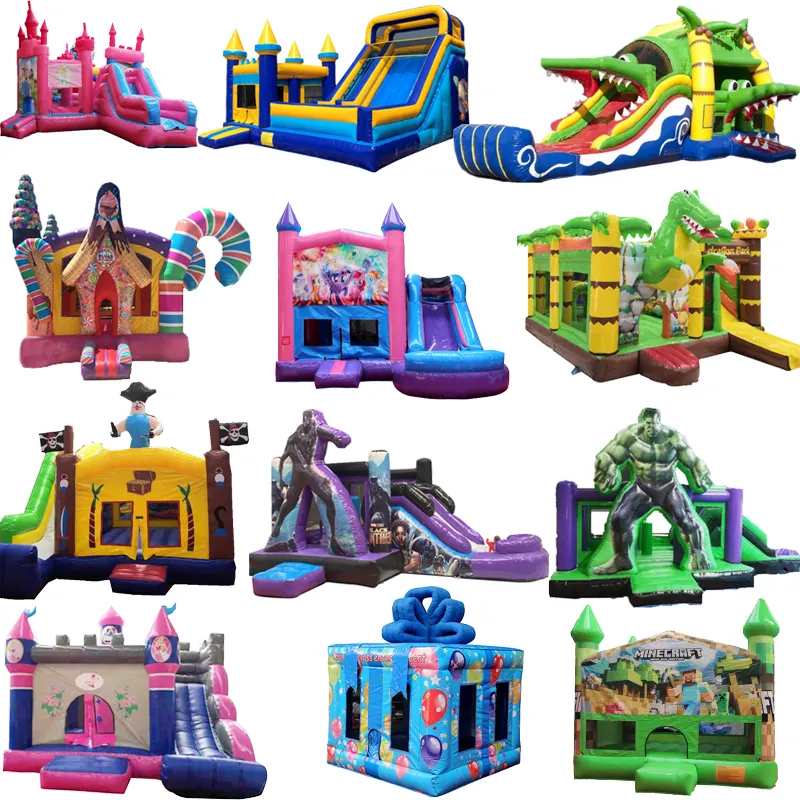 Commercial PVC Inflatable Bounce House Inflatable Moonwalk Inflatable Jumper Castle Combo