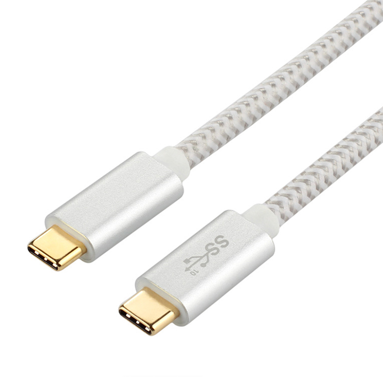 10Gpbs высокоскоростной USB 3,1 type c к type c кабель с хлопковой оплеткой 1 м, 2 м для HUAWEI и Samsung