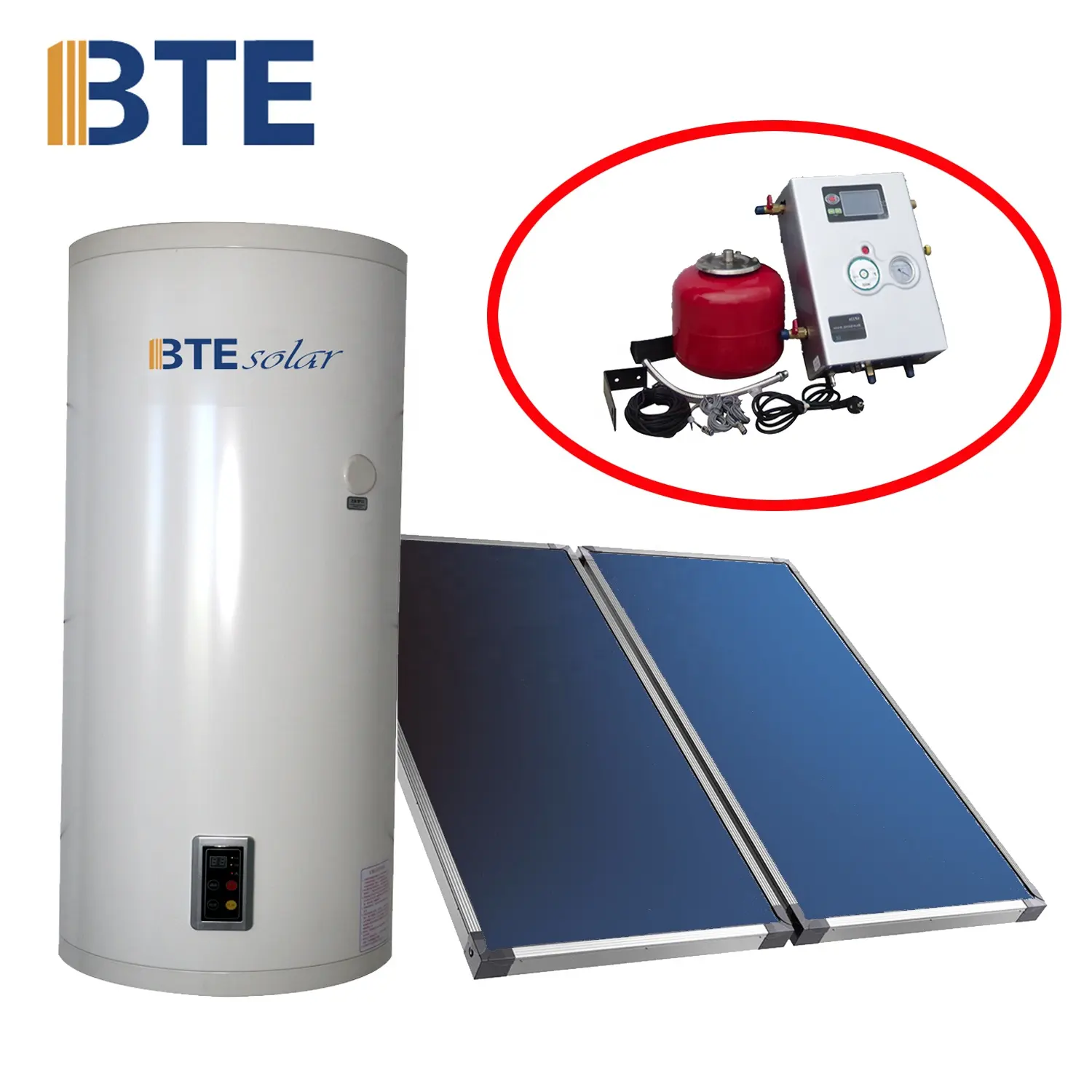 100liter 200liter 300liter 500liter split pressure industrial solar water heater for commercial