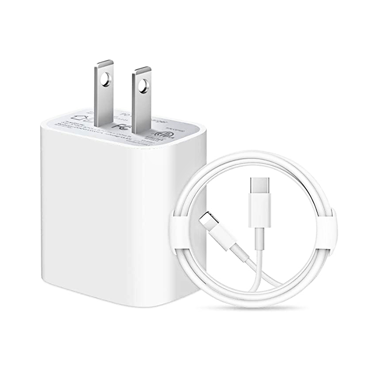 Прочный белый блок питания для быстрой зарядки 20 Вт PD 3,0 USB C Быстрая доставка адаптер настенный блок зарядного устройства для iPhone 12 Mini Pro Max 11