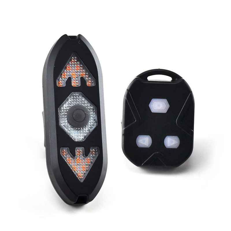 Waterproof Safety Light Remote Control Safety Rear Light Riding Front Bicycle Light
