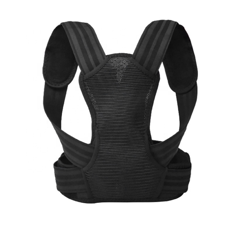 Orthopedic Shoulder Lumbar Belt Fully Back Support lumbar support belt Adjustable Posture Corrector with steel plate