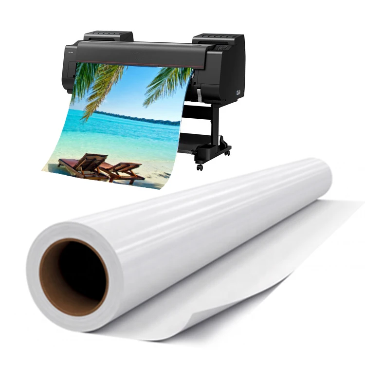 IMATEC Wholesale Factory Price Inkjet Printing High Quality Glossy Photo Paper Roll Sheet
