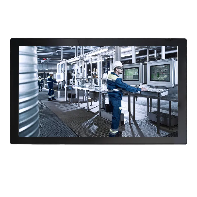industrial 1000 nits wall mount CNC outdoor 10" 12" 15.6"18.5" 21.5"27" 40 43" 32" inch pot o gold monitor touch screen