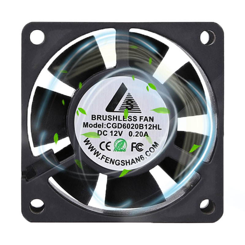 12V 24V 6020 60x60x20MM DC бесщеточный осевой вентилятор охлаждения