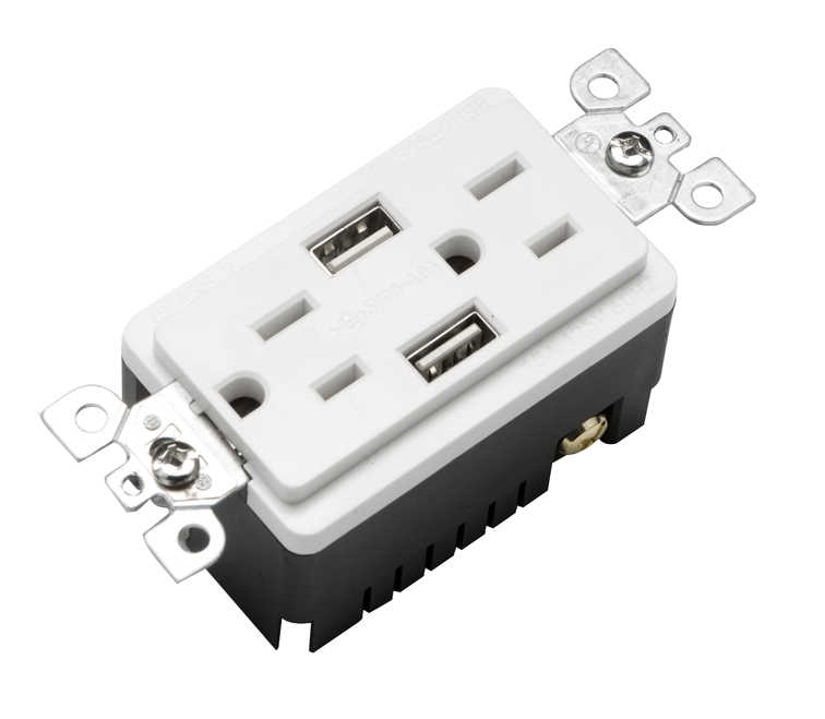 Лидер продаж на Amazon, настенное зарядное устройство usb с переходником для электрической вилки, двумя usb-розетками
