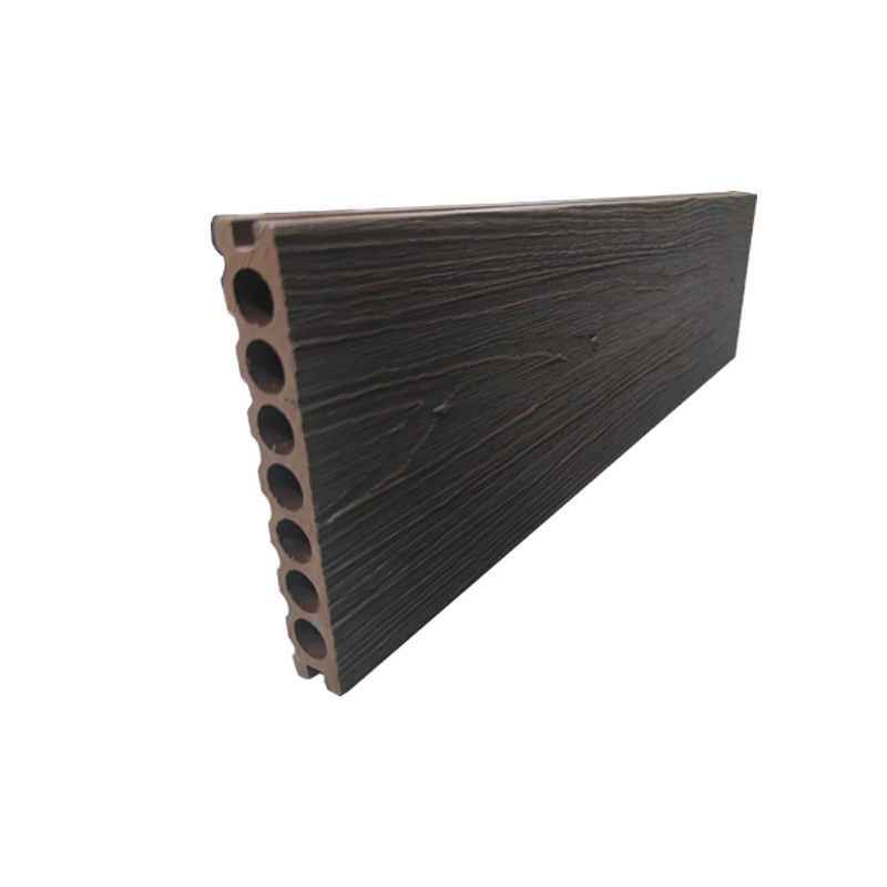 Eco-friendly Wpc Outdoor Flooring Anti-corrosion Co-extruded Hollow Decking Wood Plastic Floor Composite Board