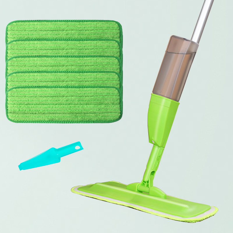 Microfiber Cloth Refills Multiple Usages Magic Spray Mop Set For Cleaning