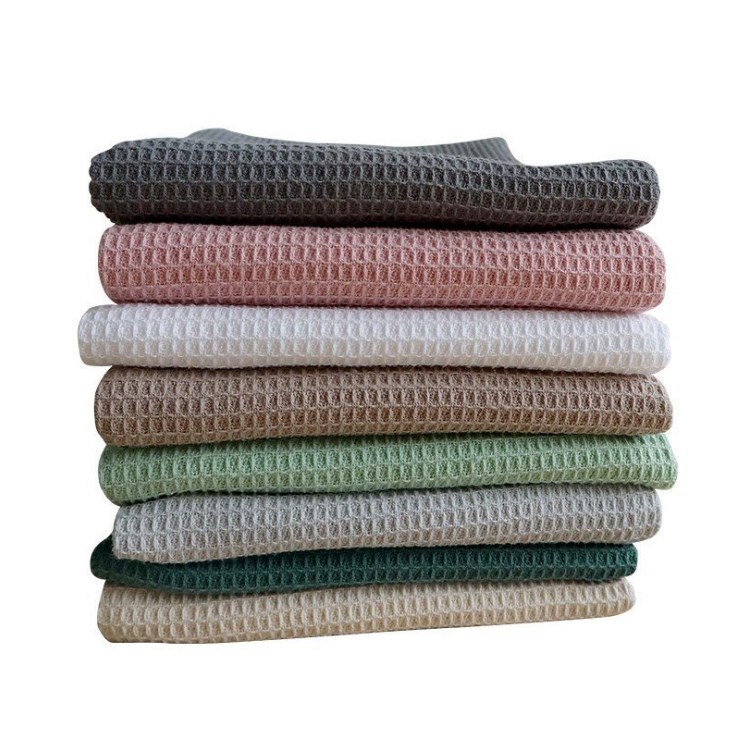 100% Cotton Vintage Design Classic Kitchen Towels Waffle Weave Tea Towels Best Dish Cloths