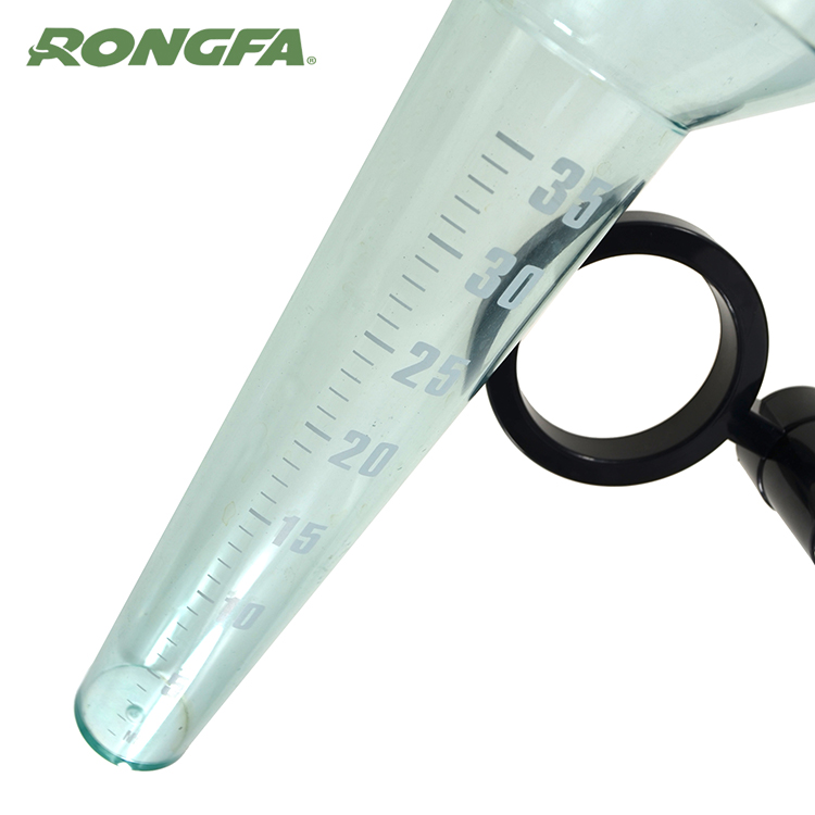 Garden Outdoor Water Ground Height Polystyrene Rain Gauge