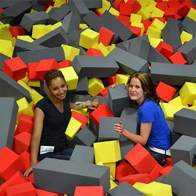 Popular large pu bulk polyurethane foam pit blocks sponge foam cube for indoor trampoline parks