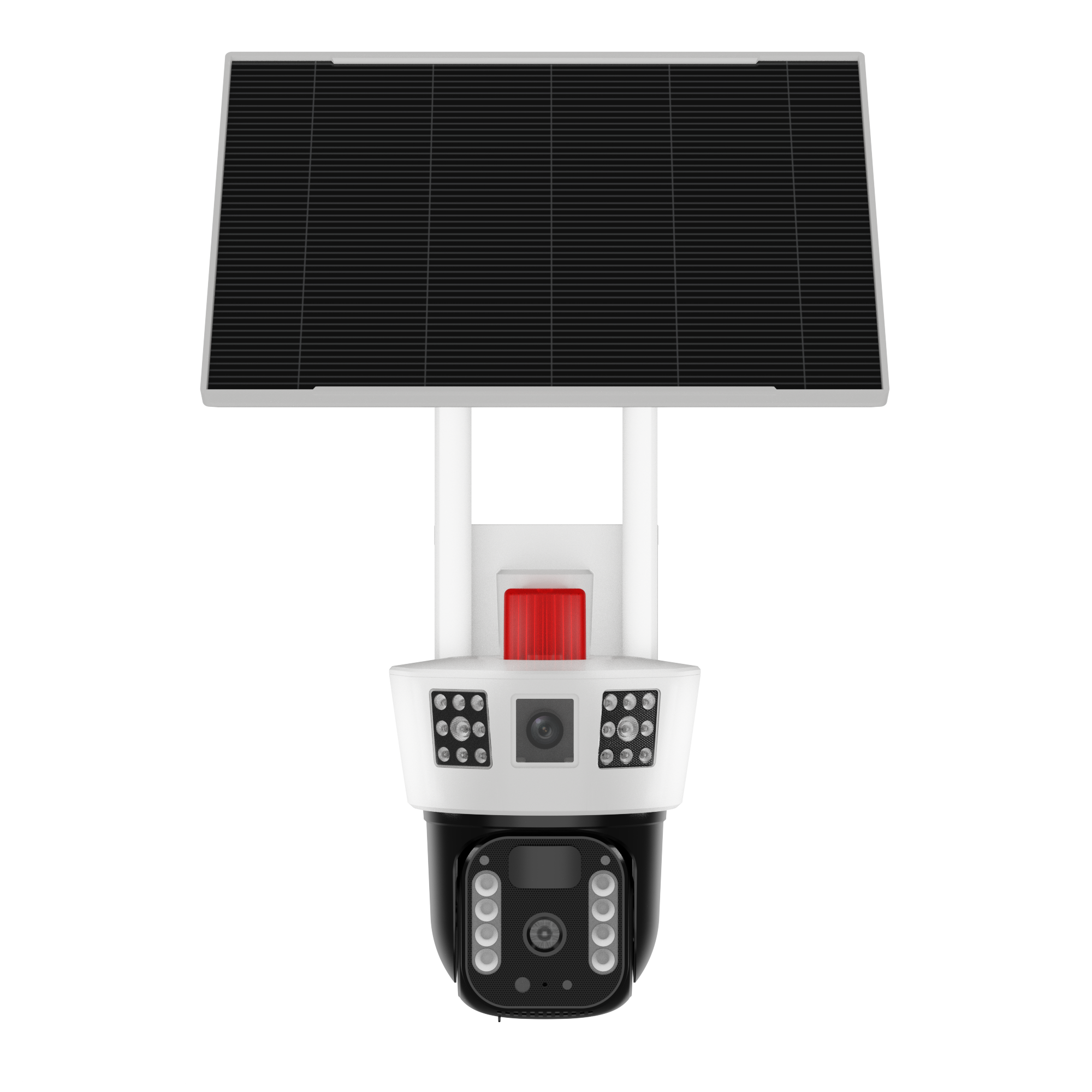 Exhibition IS C V380 APP best solar camera wireless outdoor camera triple lens 4G sim card 4MP solar camera security system