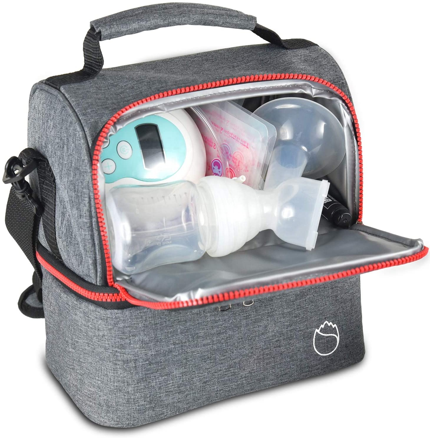 Custom Logo Breastmilk Cooler Bag Insulated Baby Bottles Cooler Bag