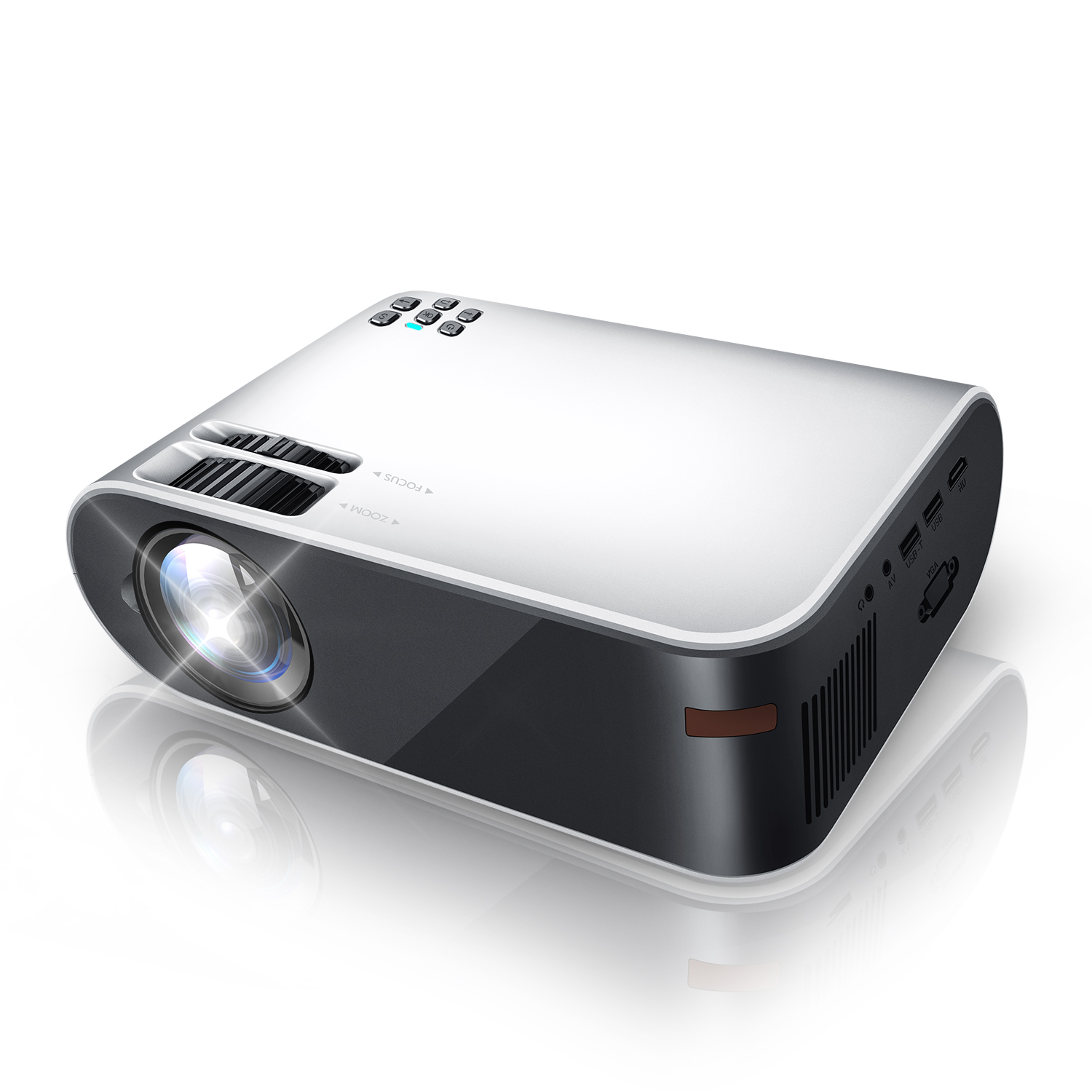 Led Lcd Beame 1920 Android 5000 Lumens 3d Smart Wifi мини портативный домашний проектор W18 1080p с пользовательским логотипом