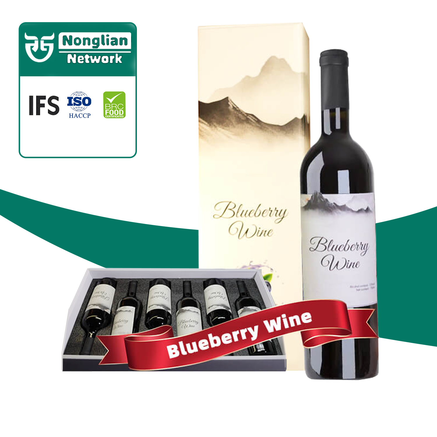 Wining products 2024 %100 Vino de postre de arandano Vino de mesa de arandano Vino fermentado de arandano