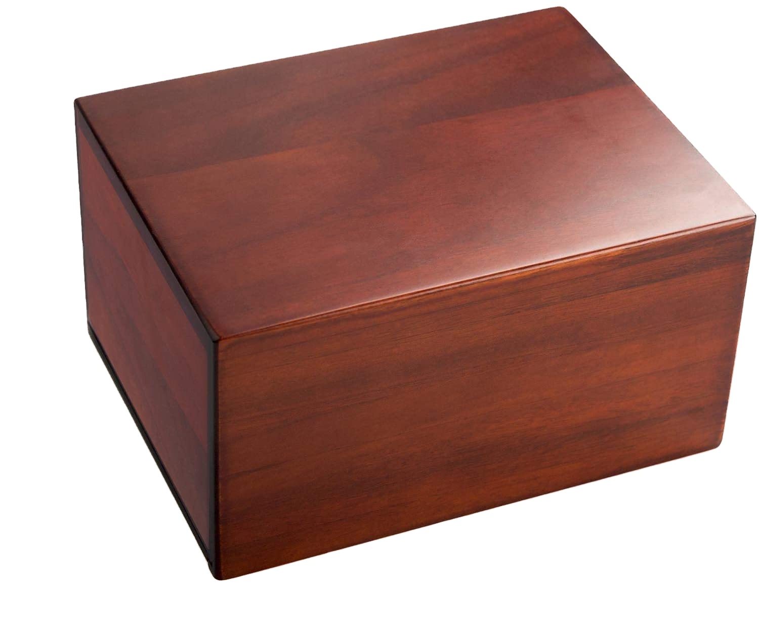 Sturdy Waterproof Anti-corrosion Solid Wood locking bottom Pet Urns for Pet Ashes Cremation