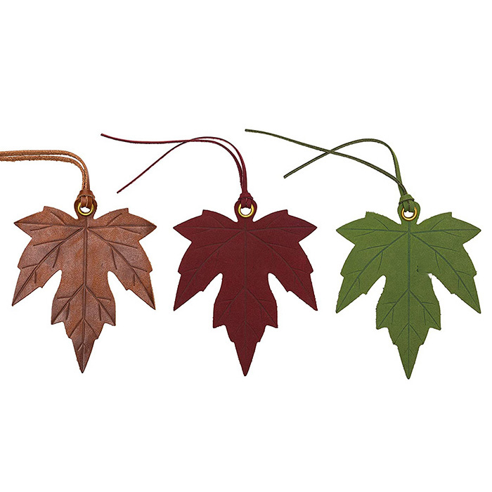 Leaf Leather Bookmark Unique Book Placeholder For Adults