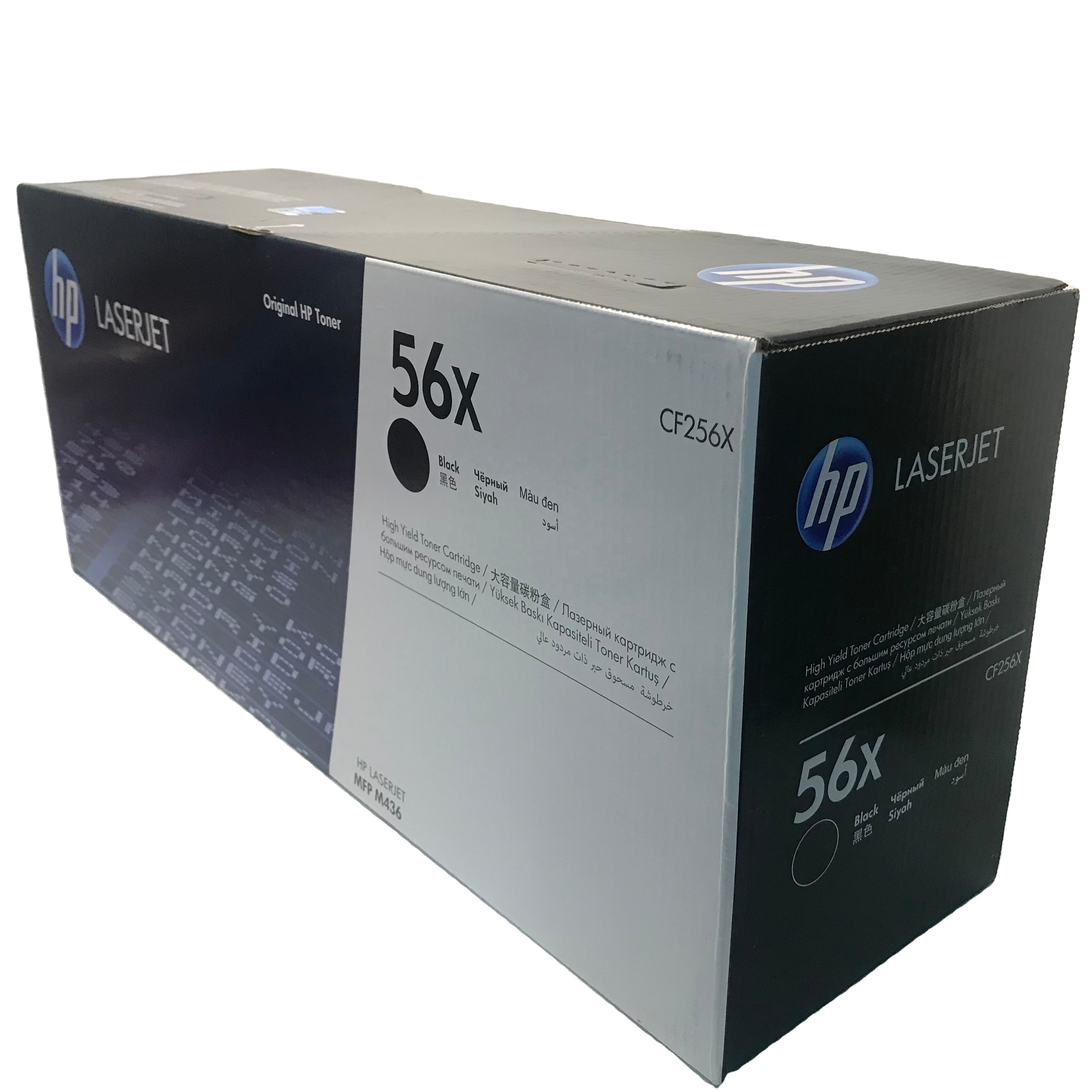 Высокопроизводительный черный картридж с тонером LaserJet HP 56X (CF256X)