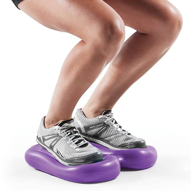 Women Massage Dots Wobble Balance Cushion Foot Peddle Inflatable Stepper