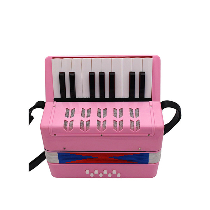 2021 Amazon hot product 17 buttons 8 bass accordion acordeon musical instruments teaching aids toy for children