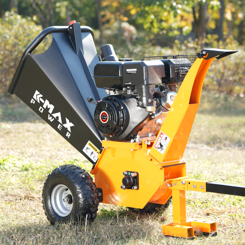 K-Maxpower 15HP 4 "CE высокоэффективный бензиновый 100 мм небольшой измельчитель древесины