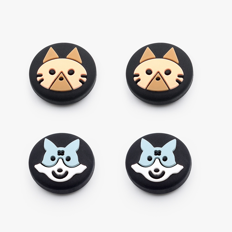 CoolRabbie thumbstick handle cover for Monster Hunter rubber silicone joystick handle cover for Switch Joy-Con controller