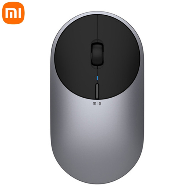Новая Оригинальная беспроводная мышь Mi 2 4-Dpi 4,0 Rf 2,4 ГГц Алюминиевый металлический Abs для ноутбука и ПК