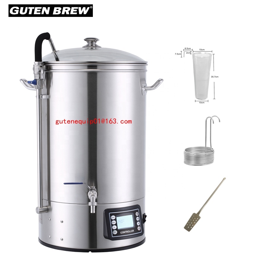 Guten 40L 50L крафтовый пивоваренный чайник/Пивоваренная машина из нержавеющей стали/домашнее пивоваренное оборудование