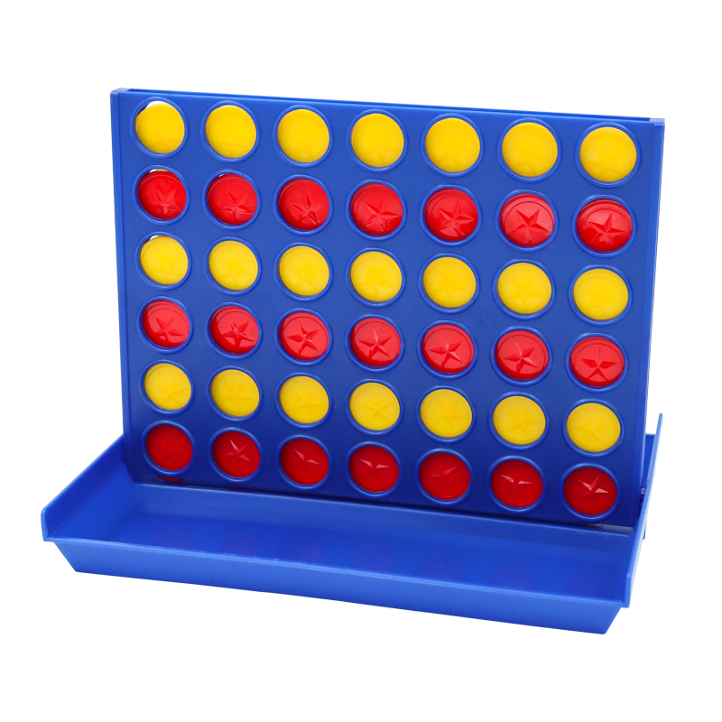 Plastic bingo chips 4 in a row connect game children educational bingo game set
