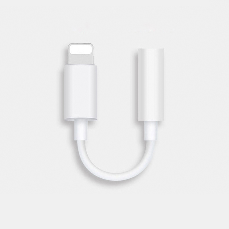 Адаптер для подключения наушников аудио otg разветвитель для apple lightning to 3,5 мм разъем для наушников aux Кабель-адаптер для iphone