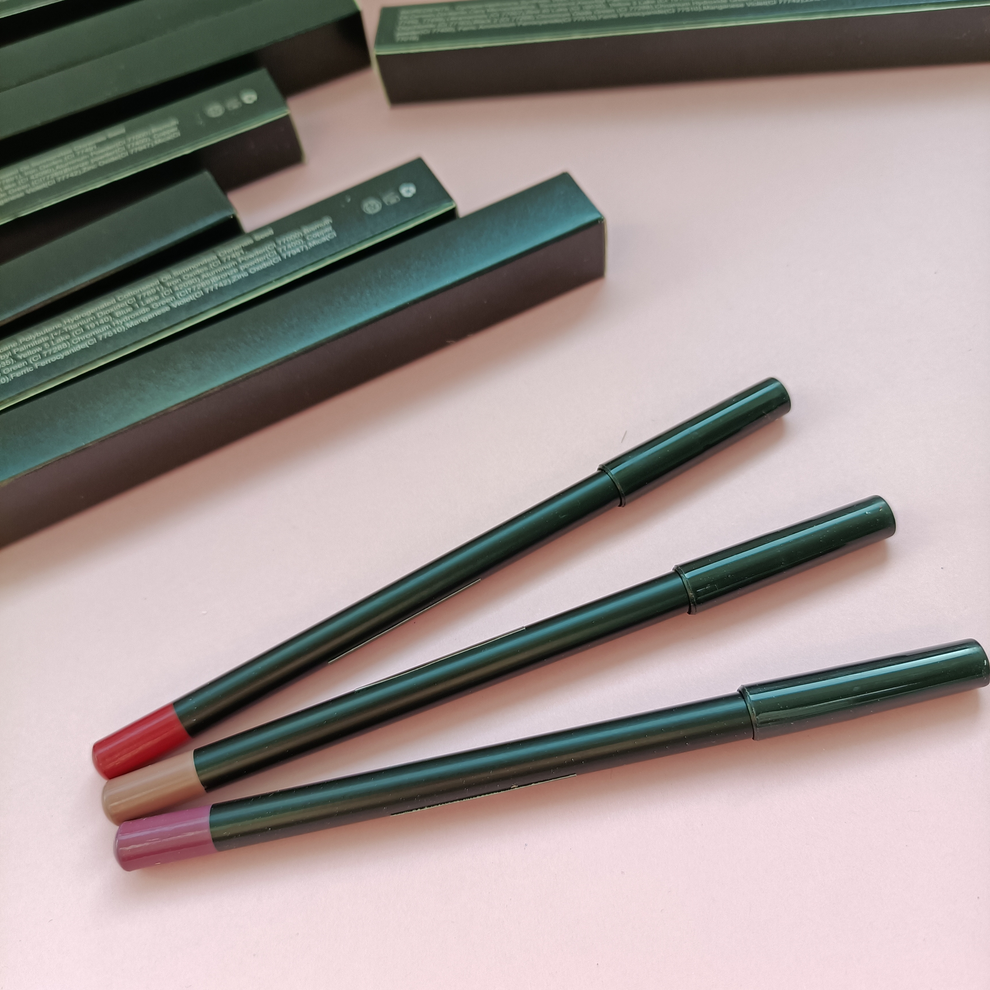 Wholesale Waterproof Long-lasting Private Label Lip Liner Matte Makeup Smoothly Lipliner Pencil Free Package Custom Case Accept