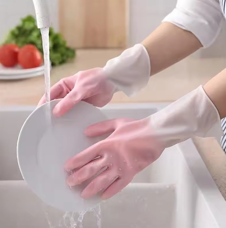 Gloves Home Supplies Laundry Female Rubber Washing Dishes Household Daily Necessities Dishwashing Gloves Cleaning Tools Kitchen