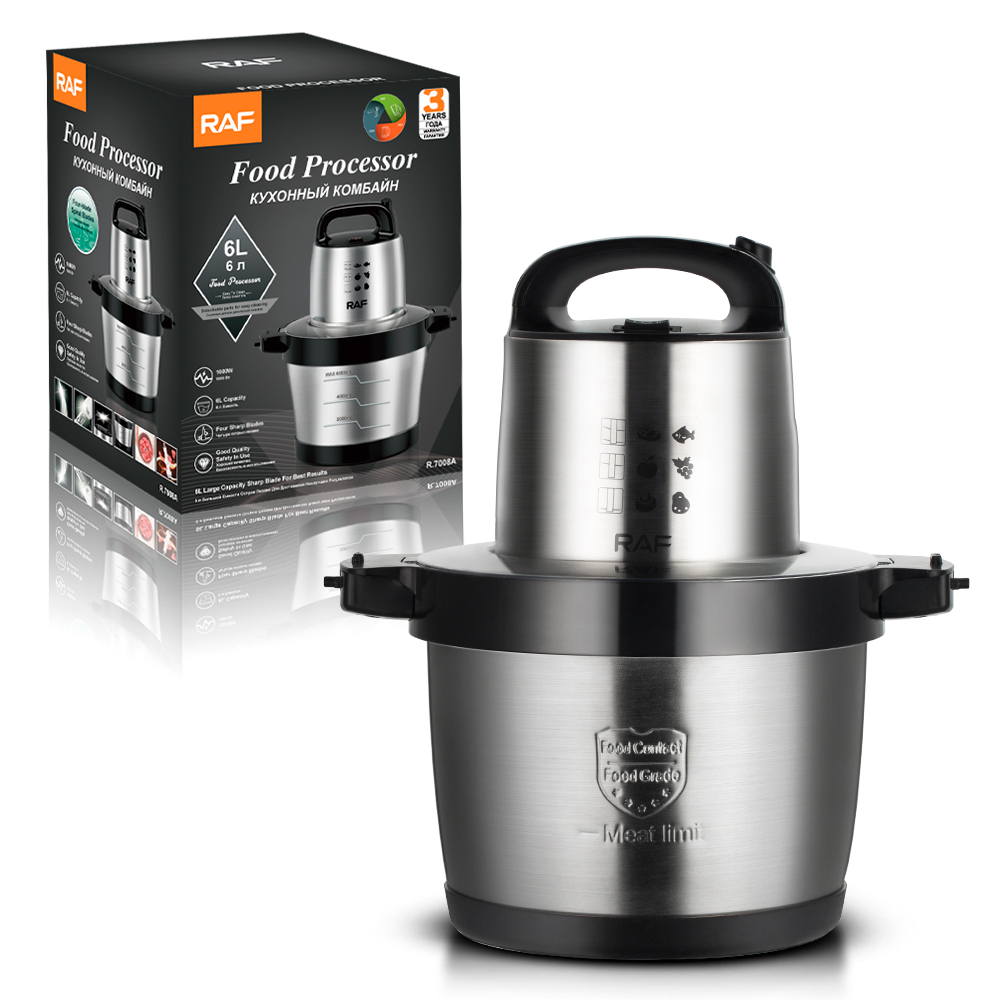 Factory Direct Sales 6L High Quality Powerful Multifunction Food Processor