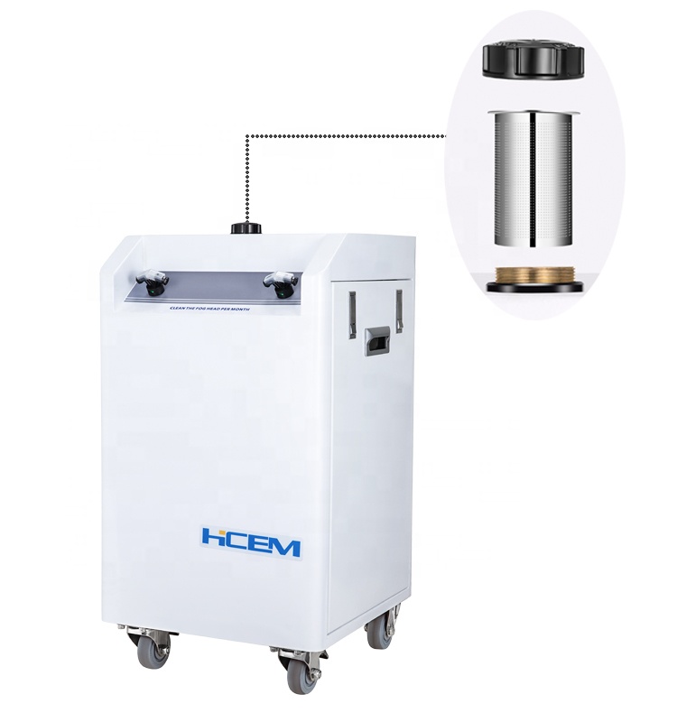 HC02A мобильный 0.75KW дезинфекция туман распылитель машина дезинфекции для перекиси водорода или гипохлорной кислоты