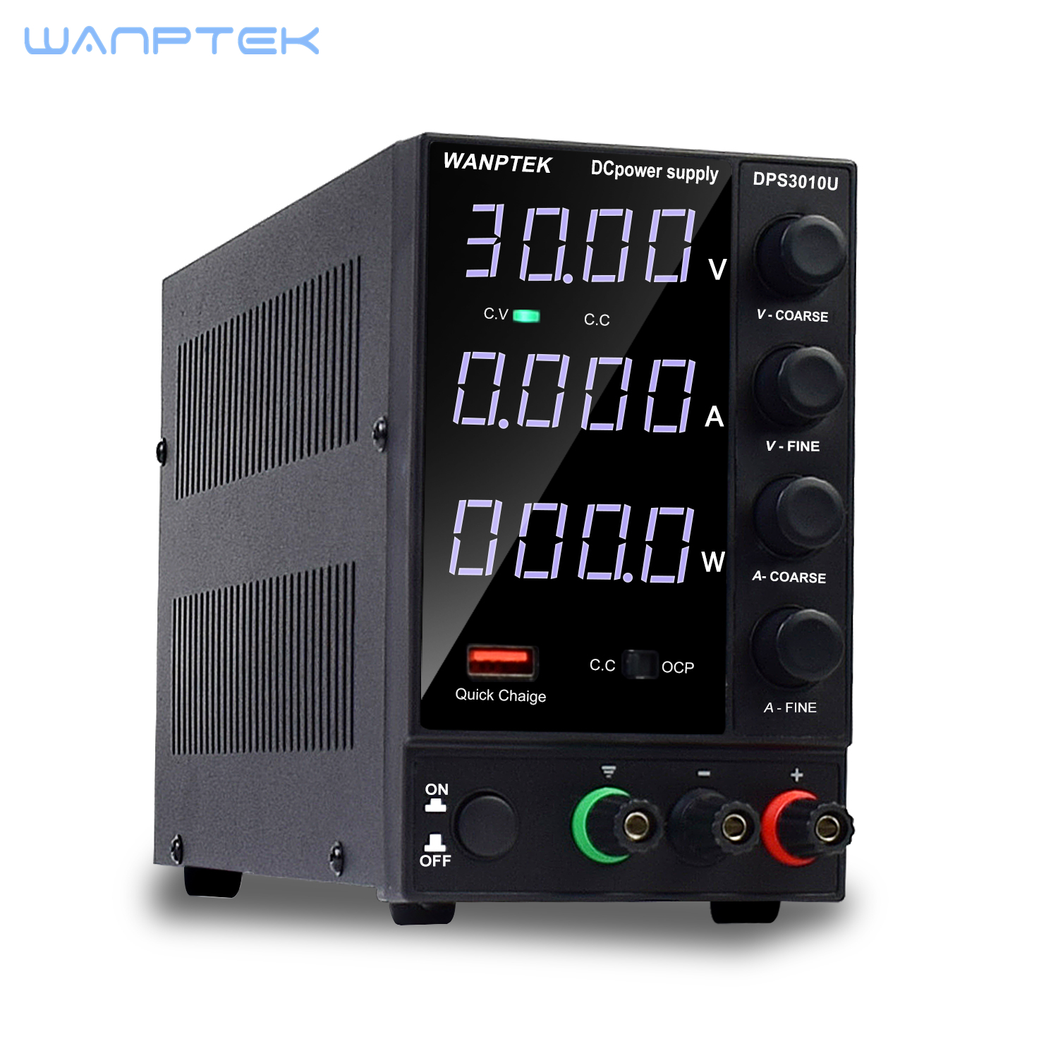 Wanptek DPS3010U 30 В/10 А 300 Вт регулируемый лабораторный переключатель постоянного тока с USB-интерфейсом