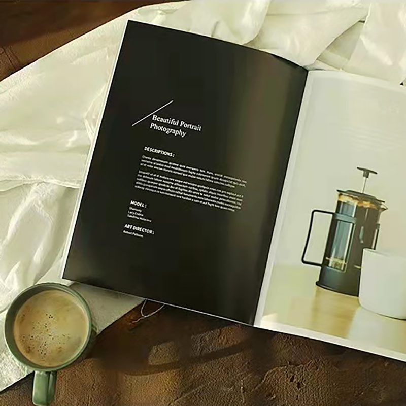 Custom Catalogue Book Printing Advertise Brochure printing Product Fashion Propaganda Magazine printing