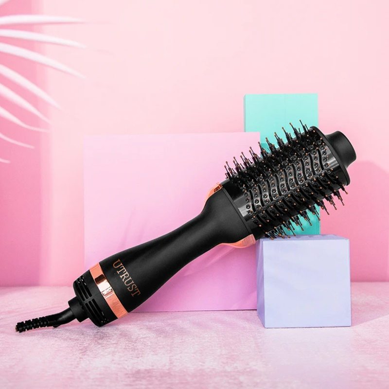 Customized Multifunctional Hot Comb One Step Hair Dryer brush Volumizer