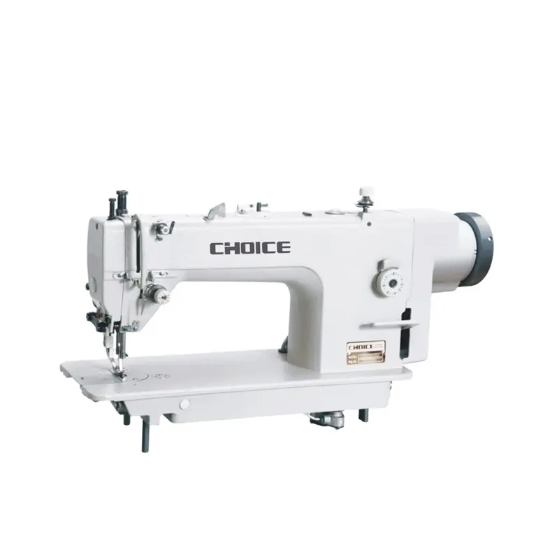 Direct Drive Single Needle Heavy Duty Leather Top & Bottom feed Walking Foot Lockstitch Industrial Sewing Machine GC0303D