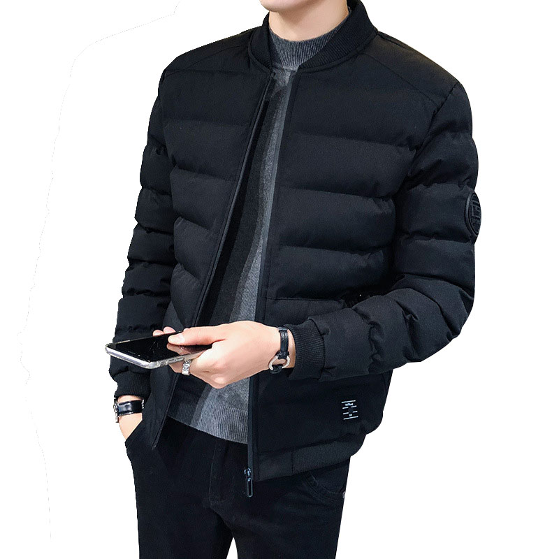 Popular sale custom oversize cropped puffer jacket windproof winter men puffer jacket