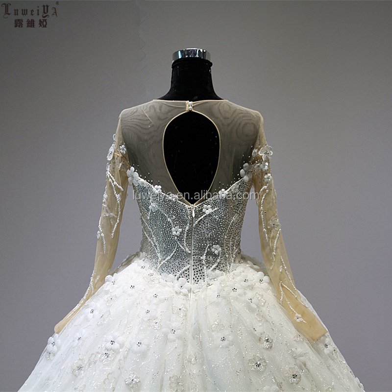 Luweiya нового большого размера кружевное платье на одно плечо Vestido De Noiva свадебное платье мусульманское свадебное в женское платье