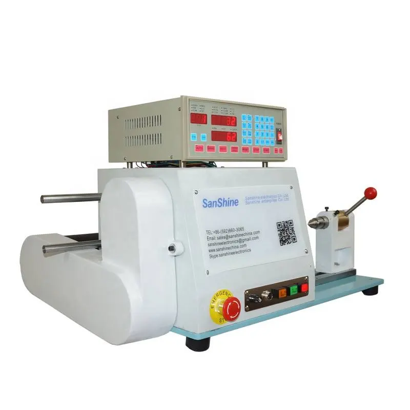 Single spindle digital precision automatic high torsion thick wire reactor coil winding machine