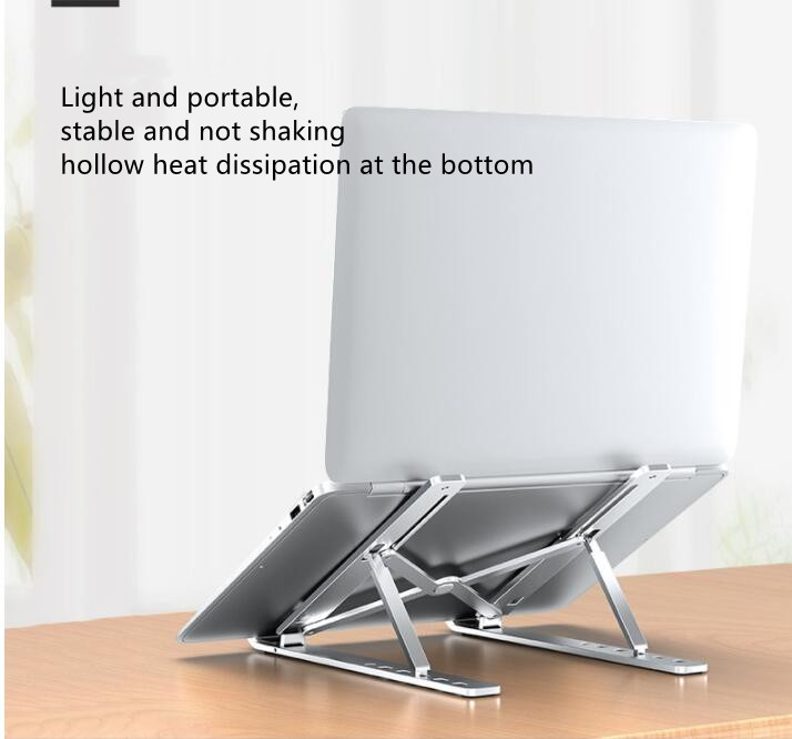N3 notebook computer bracket aluminum alloy desktop heightening bracket portable folding portable radiator base