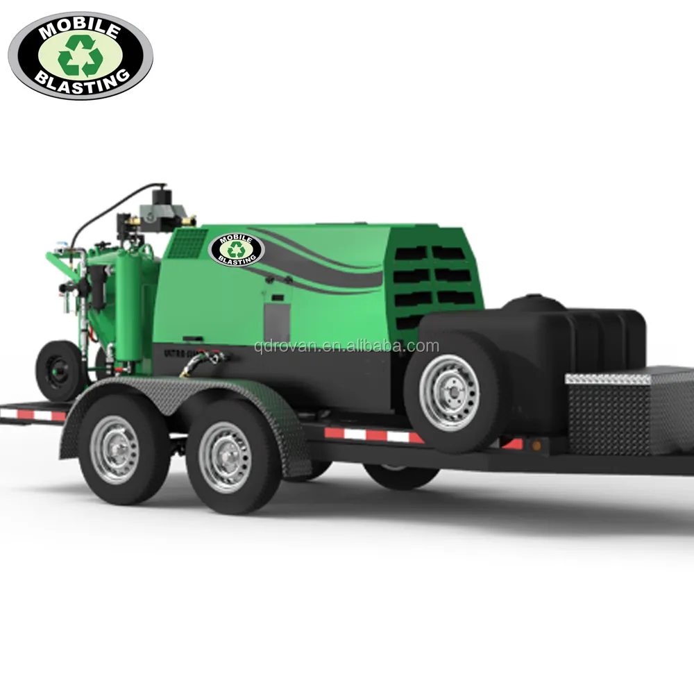 Mobile dustless db800 vehicle - mounted sand blaster