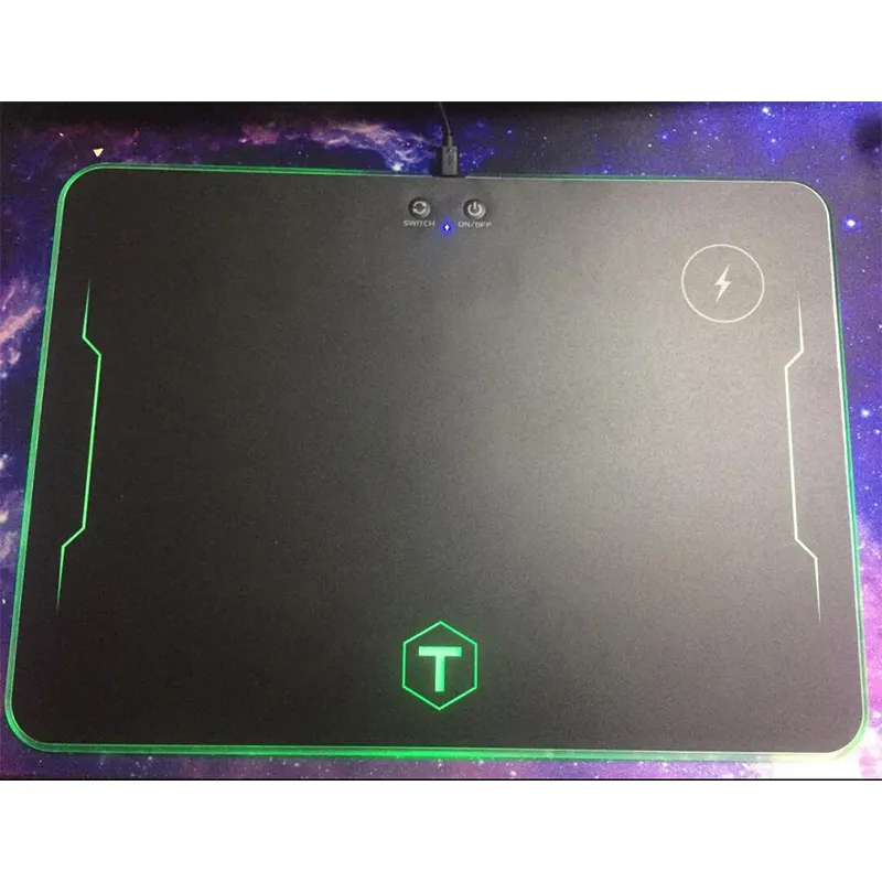 Wireless Charger Extended Gamer Custom Logo Printed Gaming Large Wireless Charging Mouse Pad