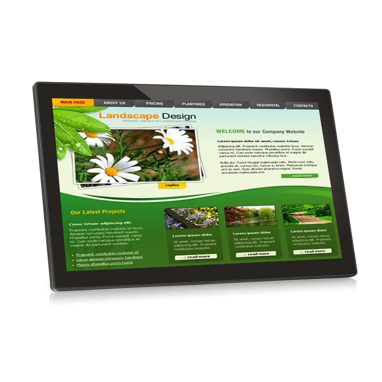 Multifunctional Laptop And Holder 49 Inch Wall Mounted Digital Signage Oem All-In-One Pc Rugged Tablet Android 10