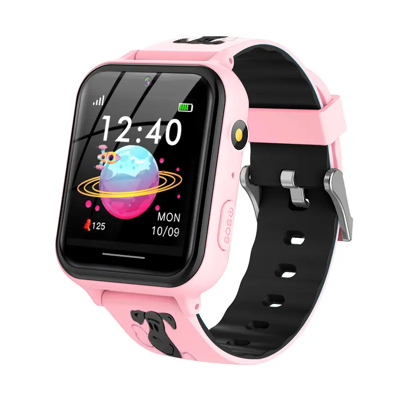 Customize multi language smart watch kids gps 4g sim photo game kids smartwatch games